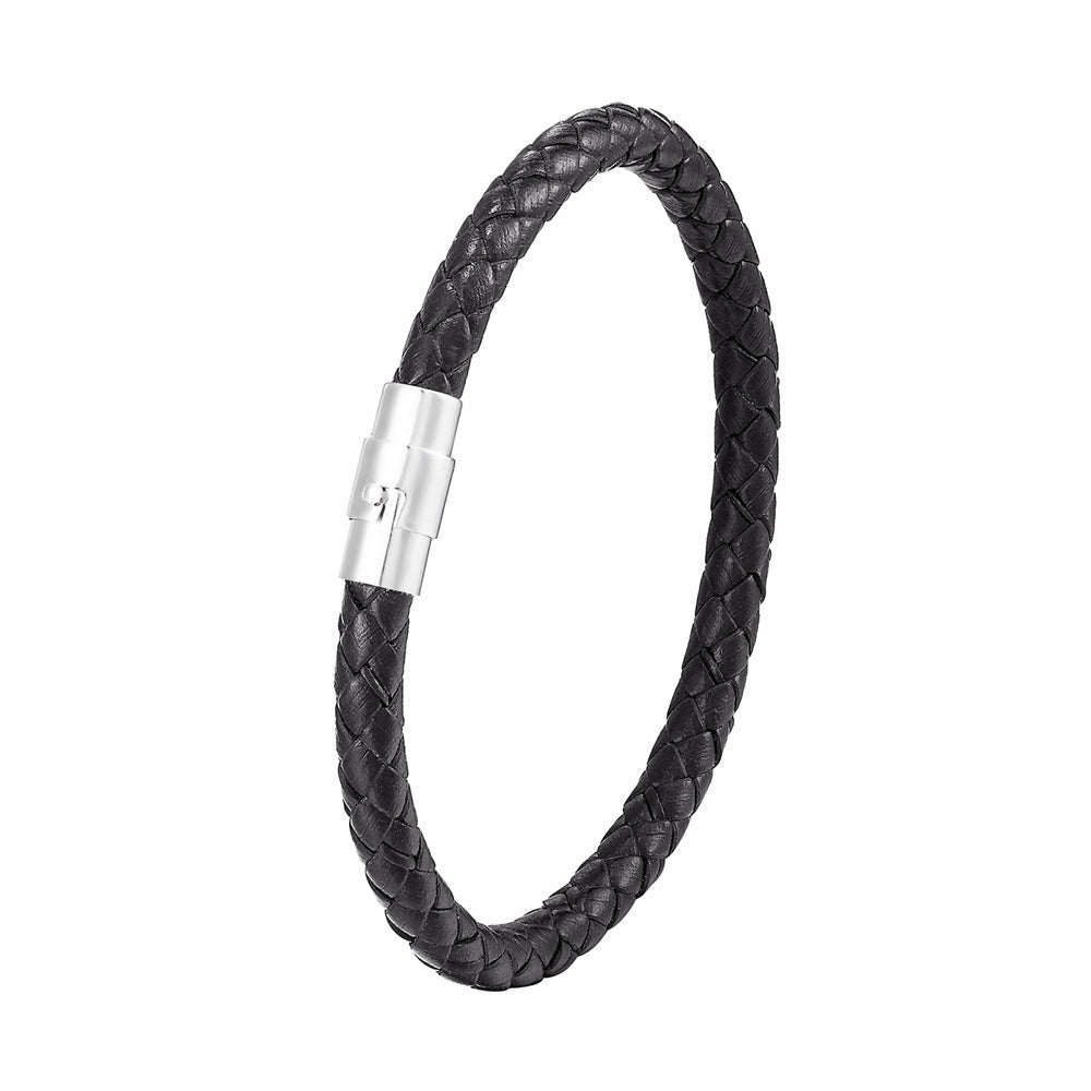 Men's Charm Titanium Steel Wire Bracelet Magnet Socket
