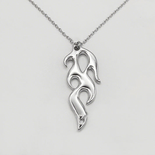 Punk Domineering Fire Element Necklace Hip Hop