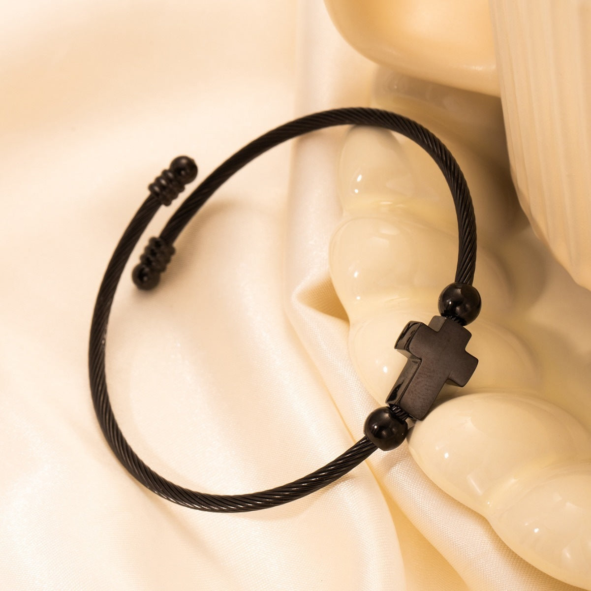 Titanium Retro With Opening Adjustable Bracelet