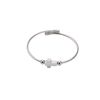 Titanium Retro With Opening Adjustable Bracelet