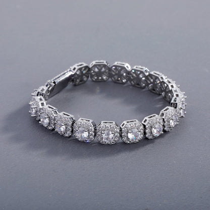 Zircon Flip Trendy Men's Cuban Bracelet