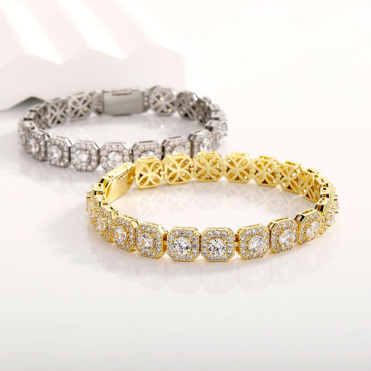 Zircon Flip Trendy Men's Cuban Bracelet